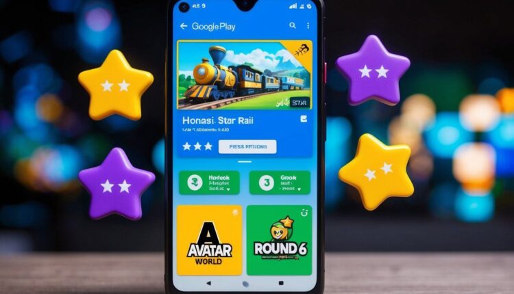 Qual o jogo com 5 estrelas na Play Store?