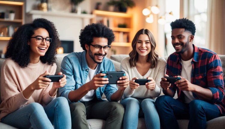 Switch: Diversão garantida com amigos!