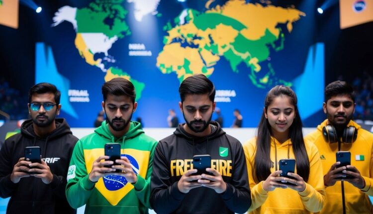 Qual é o país que tem mais jogadores de Free Fire?