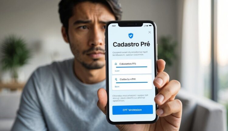 É possível consultar o Cadastro Pré usando um dispositivo móvel?