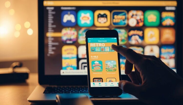 Como achar um jogo antigo de celular?