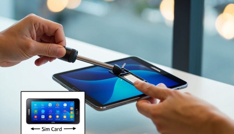Como colocar o Chip no Tablet Galaxy?