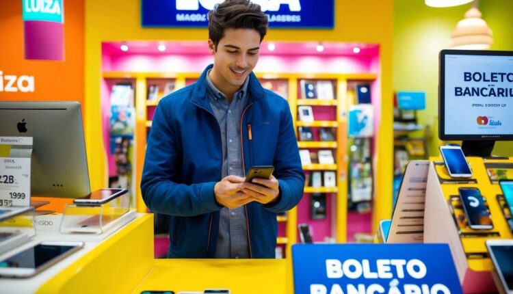 Como comprar celular no boleto Magazine Luiza?