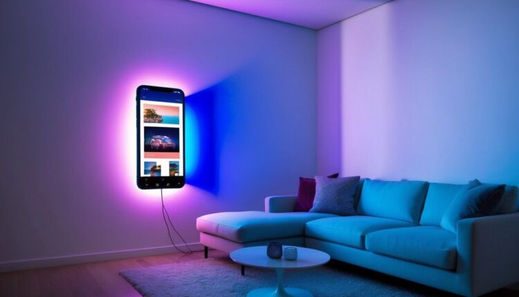 Como projetar a tela do celular na parede?