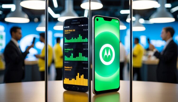 O que vende mais Samsung ou Motorola?