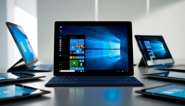Quais tablets tem sistema operacional Windows?