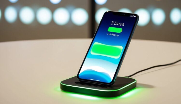 Qual celular dura 3 dias a bateria?