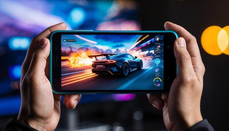 Celular Android para jogos com tela de alta taxa de atualização