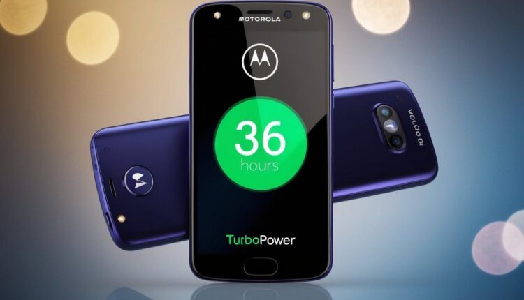 Celular Motorola com bateria de longa duração e carregamento turbo