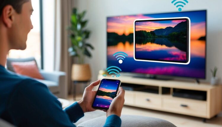 Precisa de internet para espelhar celular na TV?