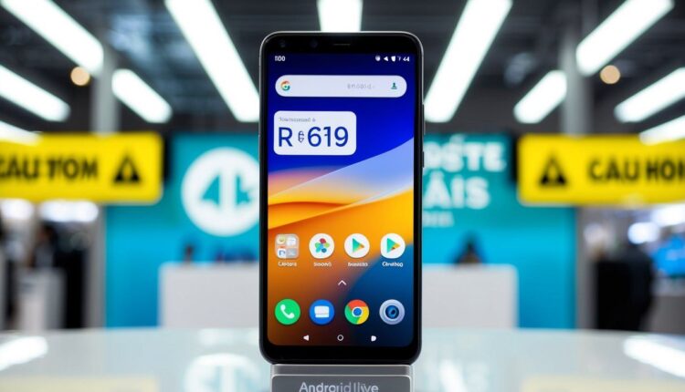 Promoção de celular Android com frete grátis