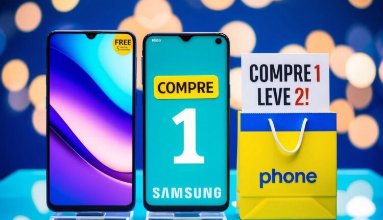 Promoção Samsung compre 1 leve 2 celular