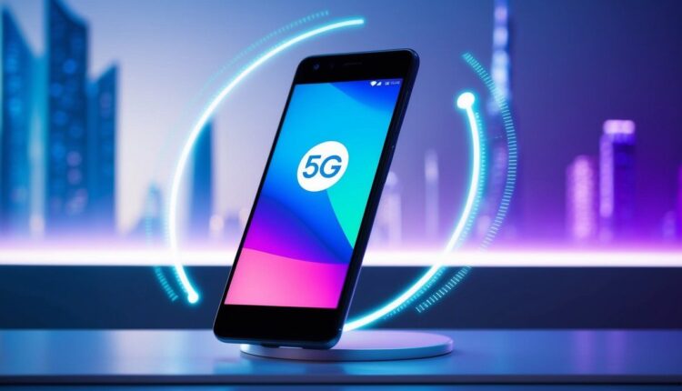 Smartphone Android com suporte 5G