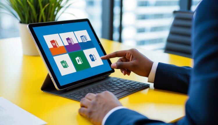 Tem pacote Office no tablet?