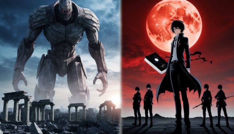 Attack On Titan Vs. Death Note: Titãs Vs. Shinigamis!