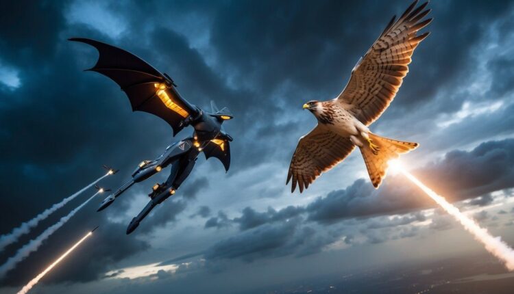 Batwing Vs. Falcão: Aéreo Vs. Tecnológico!
