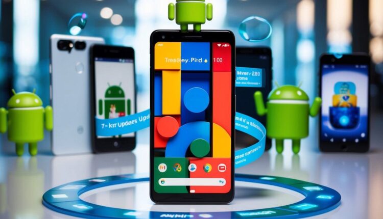 Celular Android com atualizações de software garantidas
