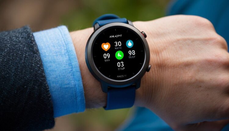 Quais são as funções do relógio Amazfit?