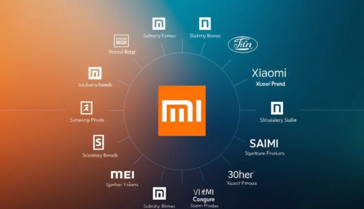 Quais são as marcas que pertencem a Xiaomi?