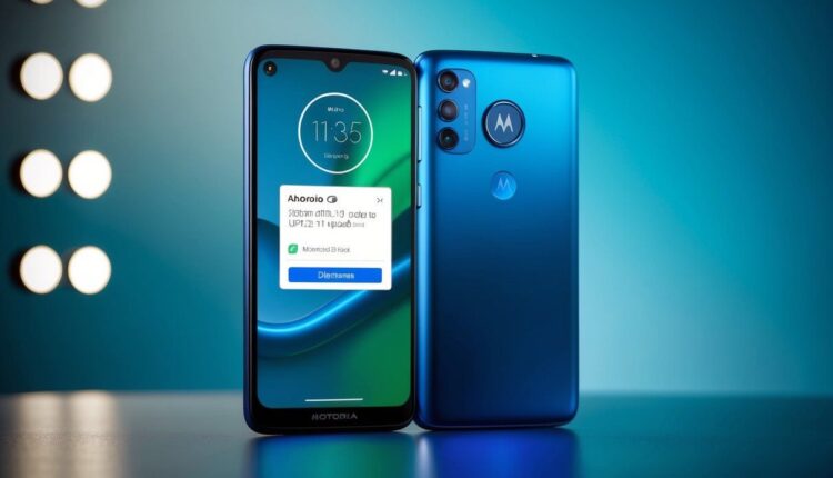 Qual é o Android do Moto G50?