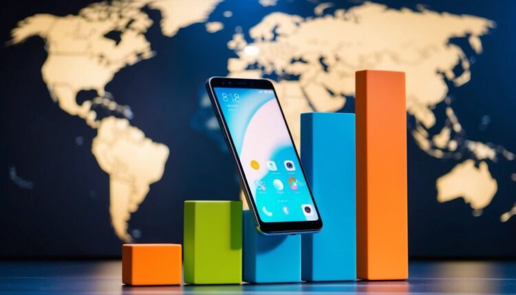 Qual marca de celular mais cresce?