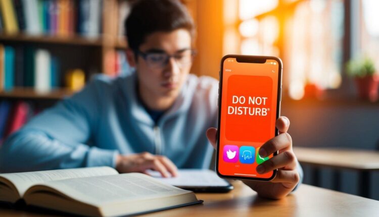 Sem Distrações: Configure Seu Celular para um Melhor Desempenho nos Estudos!