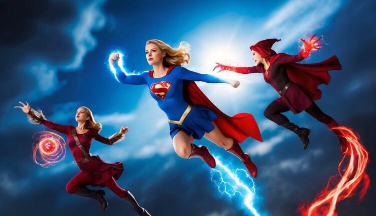 Super-Mulher Vs. Feiticeira Escarlate: Poderes Femininos!