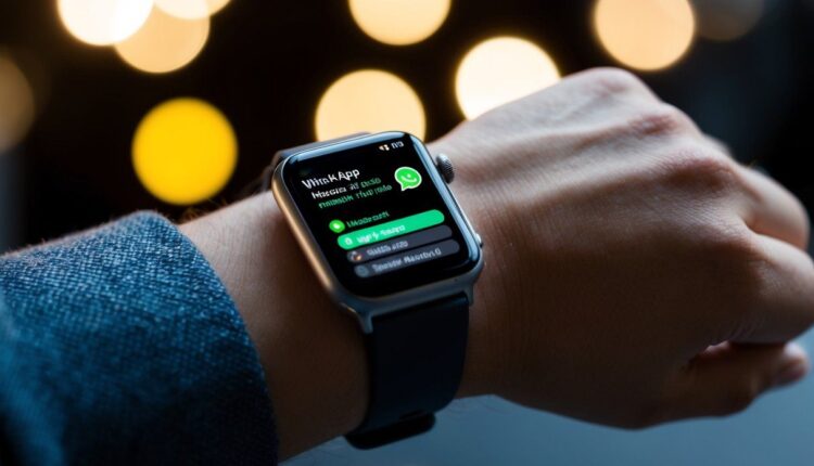 Tem como responder mensagem no smartwatch?