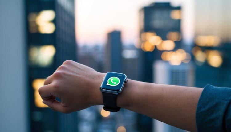 Tem como usar o WhatsApp no smartwatch?