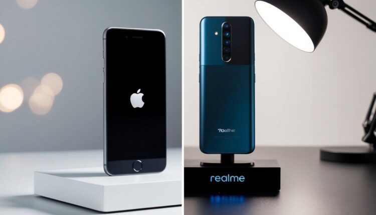 Desempenho Acessível: iPhone vs. Realme