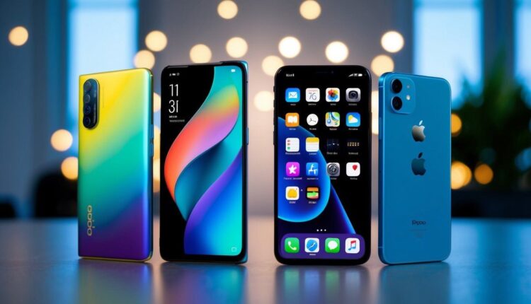 Oppo vs. iPhone: Estilo e Inovação em Confronto