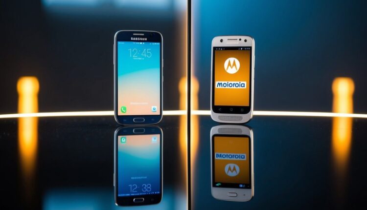Tradição vs. Inovação: Galaxy vs. Motorola