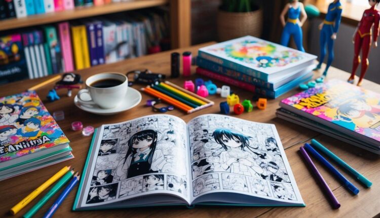 Livro para Colorir Anime Mangá: Liberte Sua Criatividade com Mangás Para Colorir