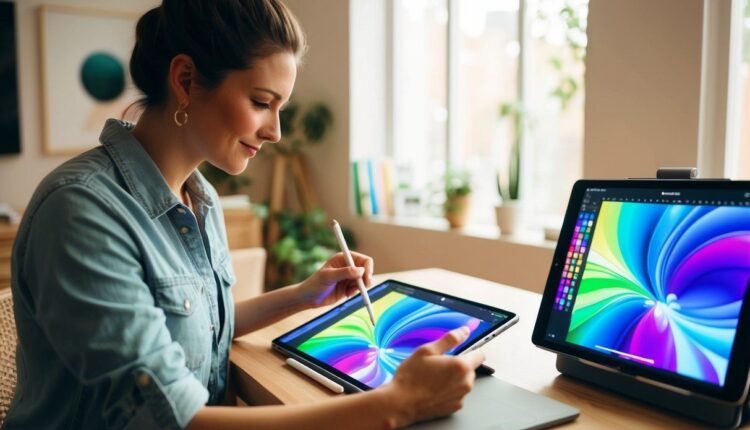 iPad com Apple Pencil: Ferramenta essencial para criatividade!