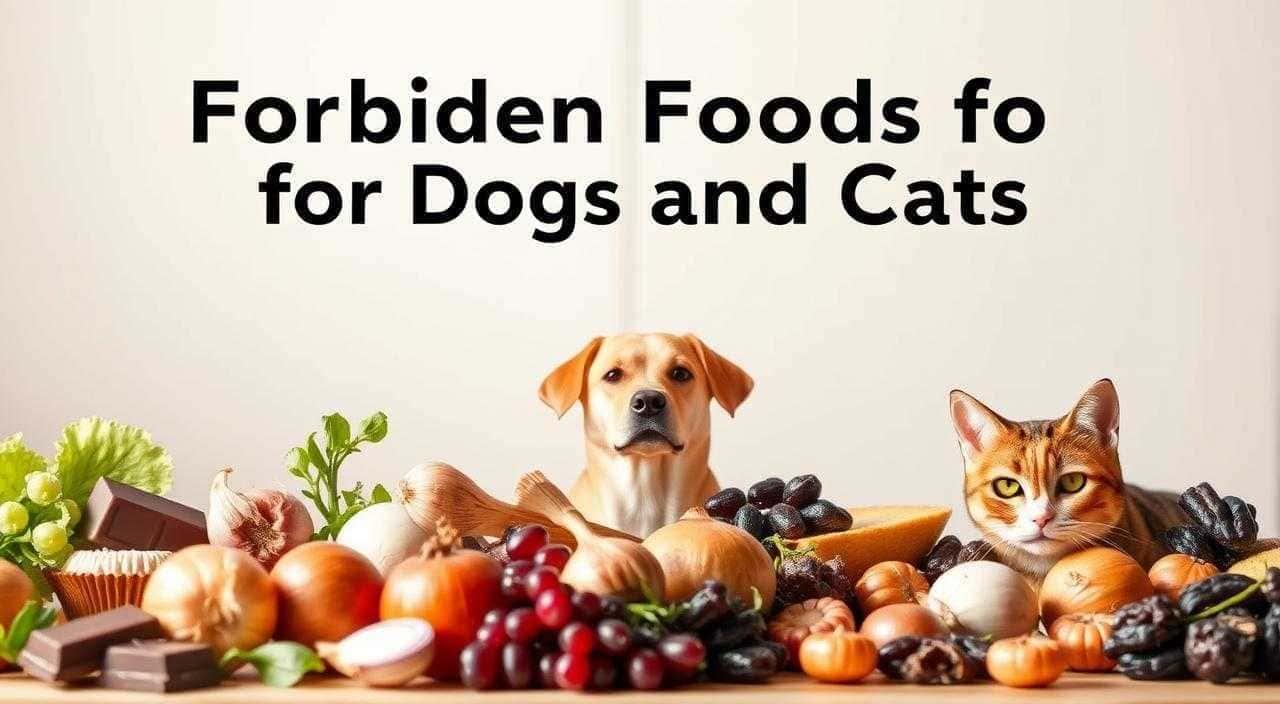Alimentos proibidos para cães e gatos