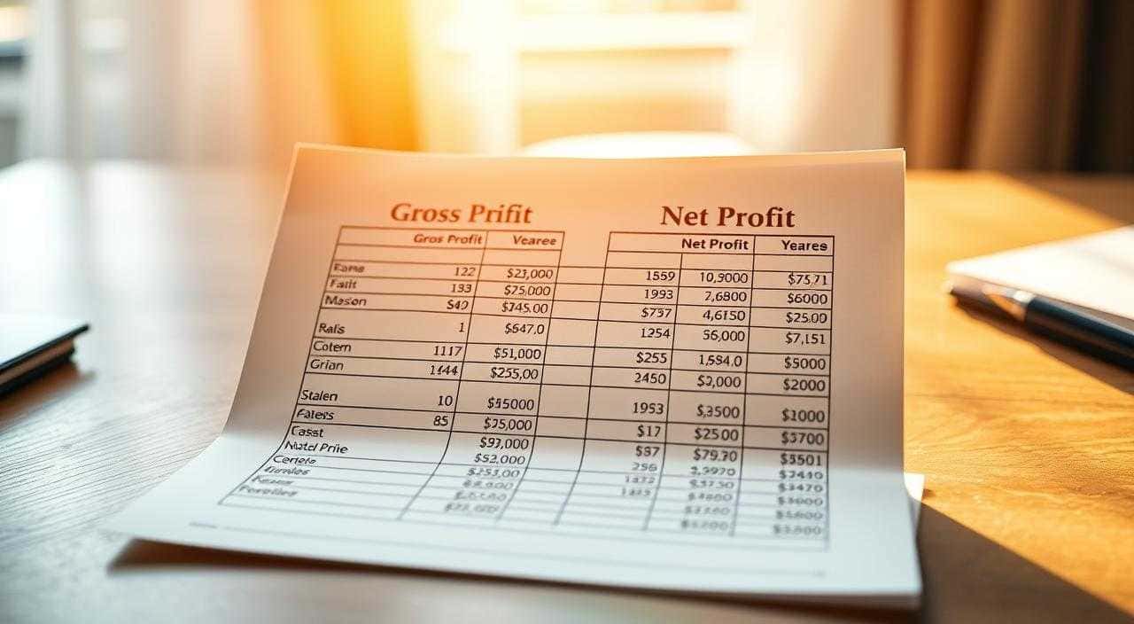 Diferença entre lucro bruto e lucro líquido